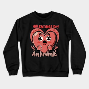 valentines day anime Crewneck Sweatshirt